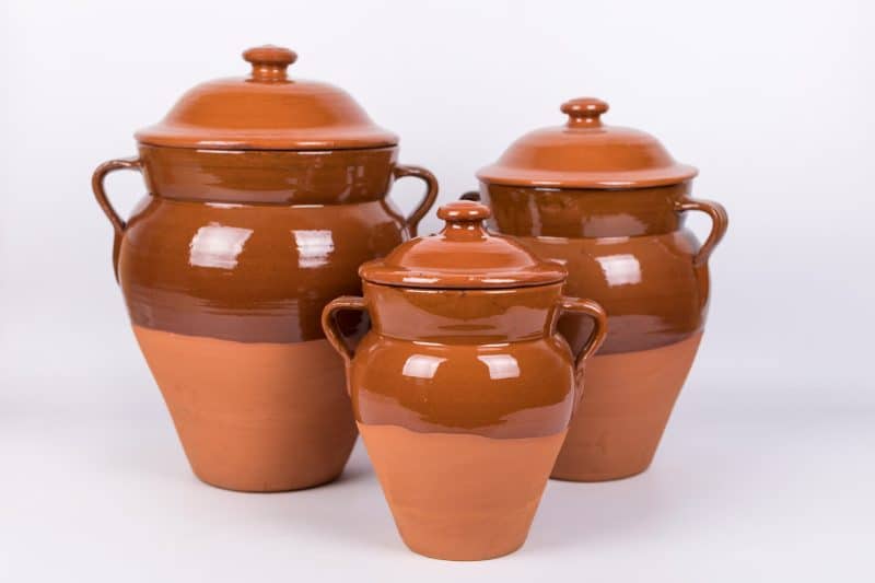 tinajas de barro