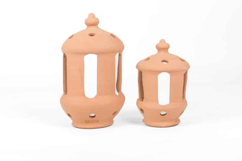faroles de barro para jardin para pared