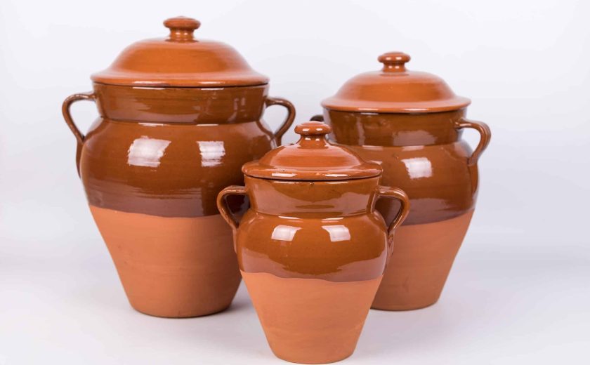 tinajas de barro